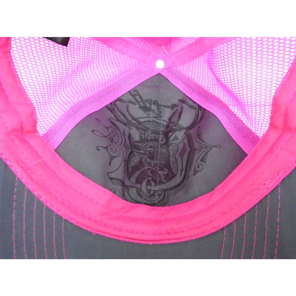 John Deere Womens Mesh Trucker Baseball Snapback Hat Cap - Picture 6 of 7